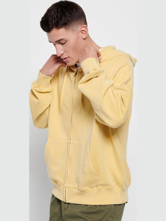 Cardigan With Hood Vanilla Yellow