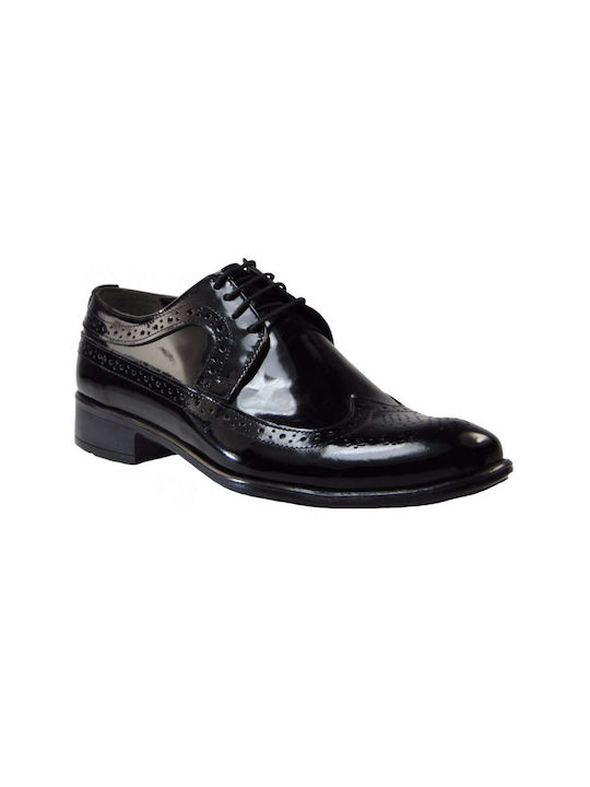 TsimpolisShoes Δερμάτινα Ανδρικά Oxfords Μαύρα