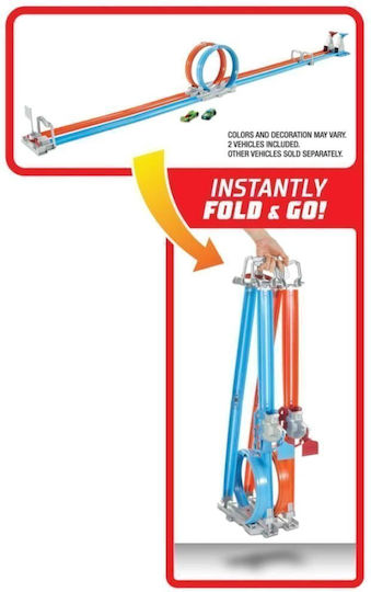 Hot Wheels Double Loop Dash Писта за 5++ Години GFH85