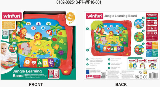 MG Toys Baby Toy The Jungle Board with Music for 18++ Months