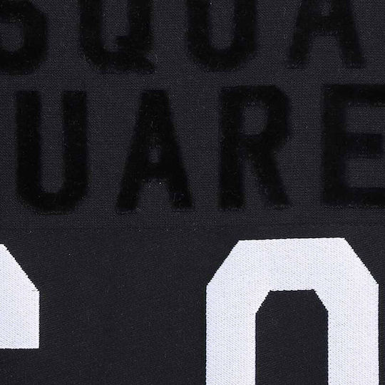 Dsquared2 Strandtuch Baumwolle Schwarz 180x100cm.