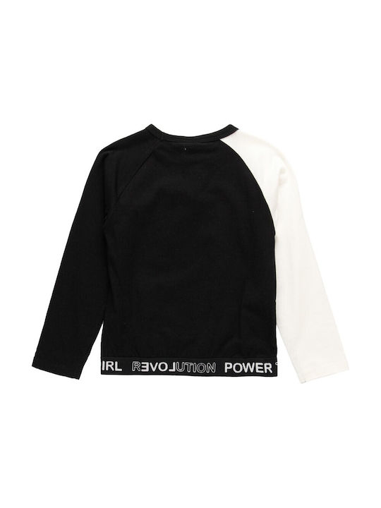 Boboli Kids Blouse Long Sleeve Black