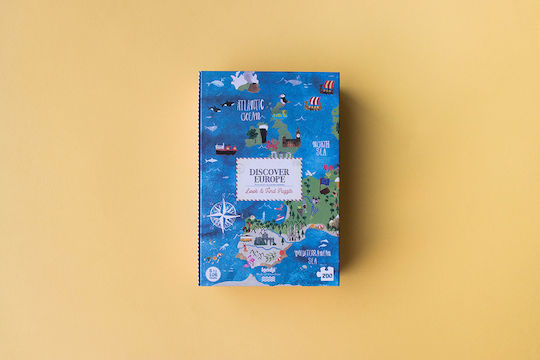 Παιδικό Puzzle Discover Europe για 6+ Ετών 200pcs Londji