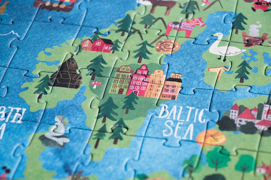 Παιδικό Puzzle Discover Europe για 6+ Ετών 200pcs Londji