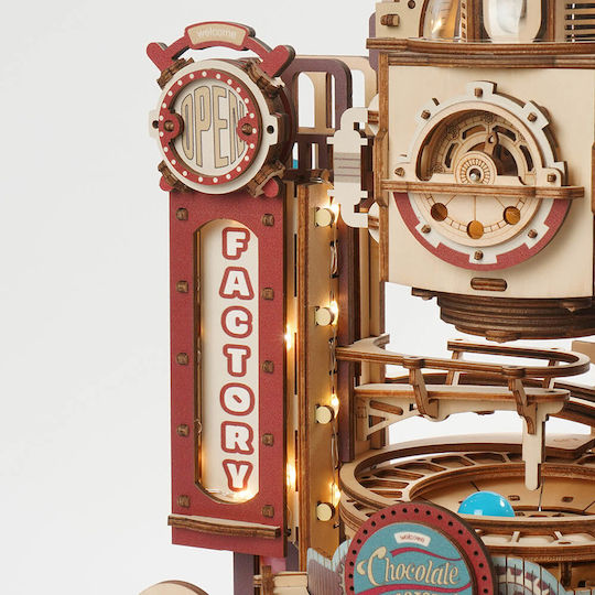 Robotime Wooden Construction Toy Chocolate Factory for Children 14+ years old+ Years