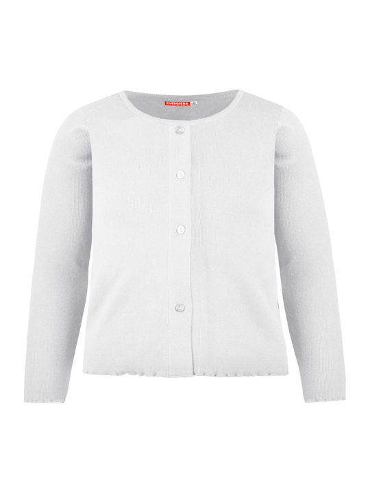 Kids Cardigan Cotton Ecru
