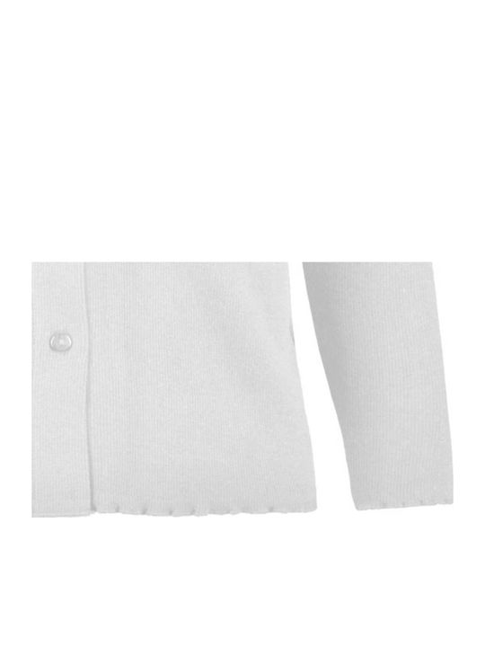 Kids Cardigan Cotton Ecru