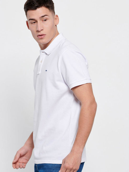 Polo Short Sleeve White Blouse
