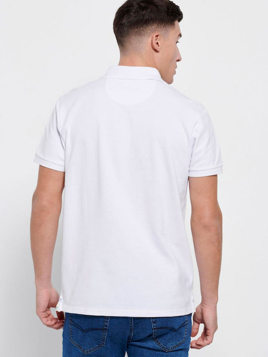 Polo Short Sleeve White Blouse