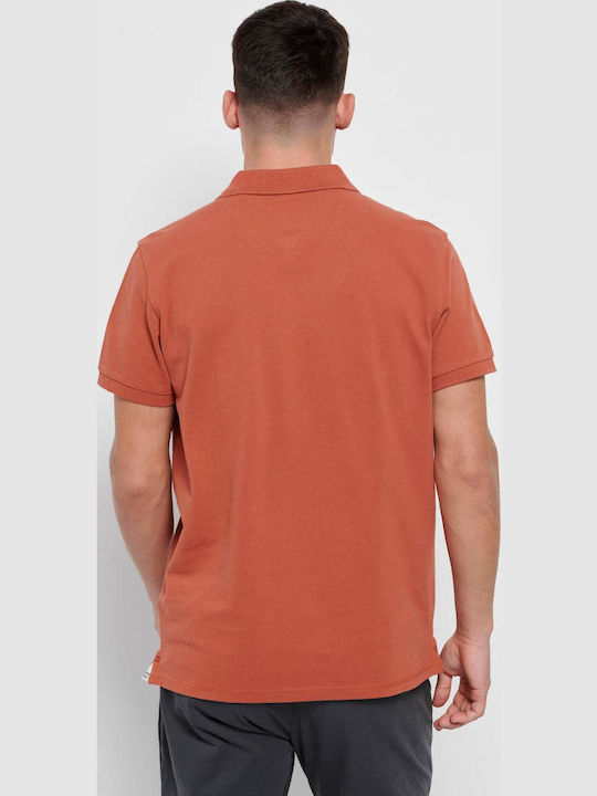 FBM007-00111 Polo Short Sleeve Blouse Terracota