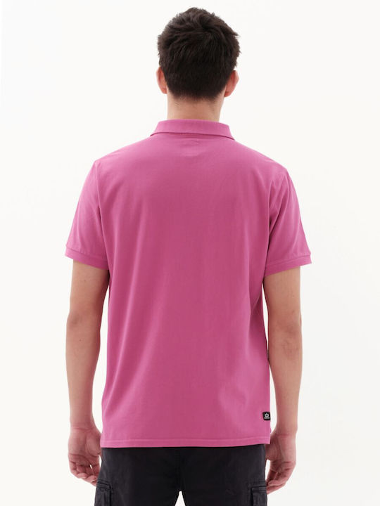 Emerson Ανδρικό T-shirt Polo Raspberry