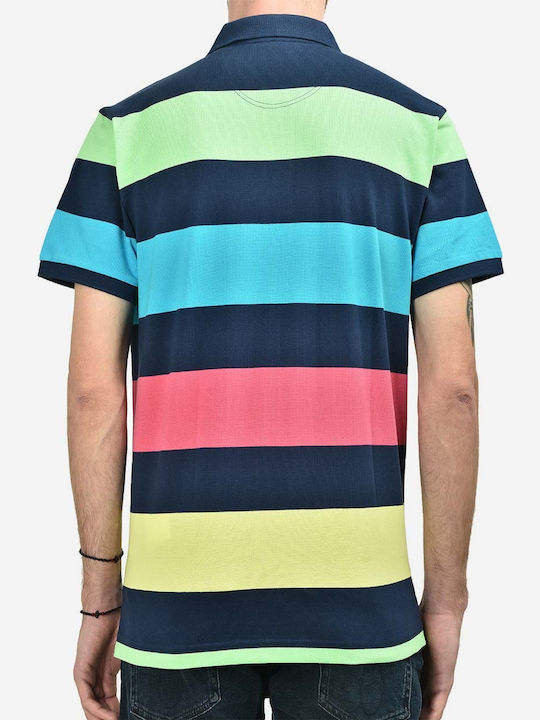 The Bostonians Men's Short Sleeve Blouse Polo Multicolour