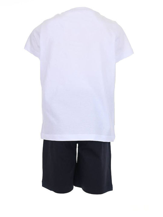 Energiers Kids Set with Shorts Summer 2pcs White