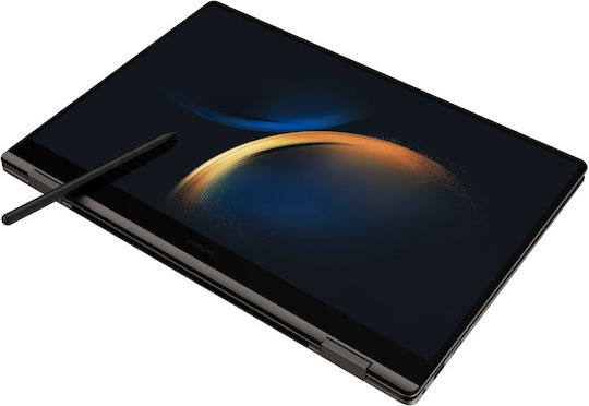 Samsung Galaxy Book3 Pro 360 16" OLED Touchscreen 120Hz (Kern i7-1360P/16GB/1TB SSD/W11 Startseite) Graphit (US Tastatur)
