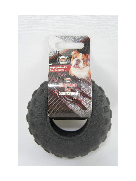 All For Paws Mighty Wheel Spielzeug Hund aus Gummi Klein 9.5εκ. Gray 1Stück