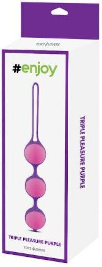 Toyz4lovers Enjoy Triple Pleasure Bi Balls Bile vaginale Purple / Pink