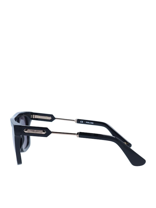 Police Men's Sunglasses with Black Frame and Black Lens SPLF71 700Y