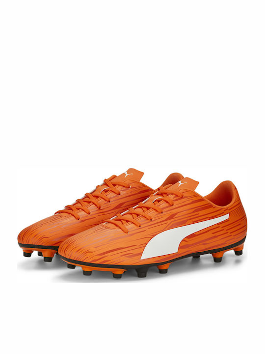 PUMA Rapido III Fußballschuhe mit Stollen Orange