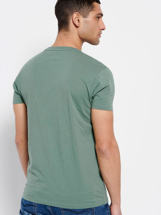Funky Buddha Men's Short Sleeve T-shirt Dusty Green