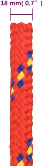 vidaXL Σχοινί Gestrickt 18mm 25m Polypropylen