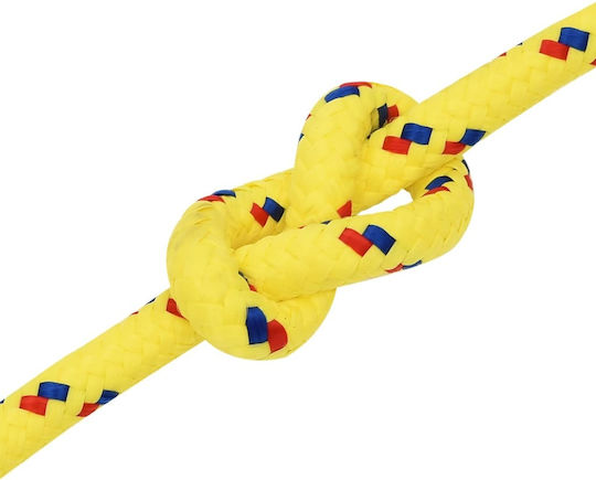 vidaXL Rope Knitted 12mm Yellow