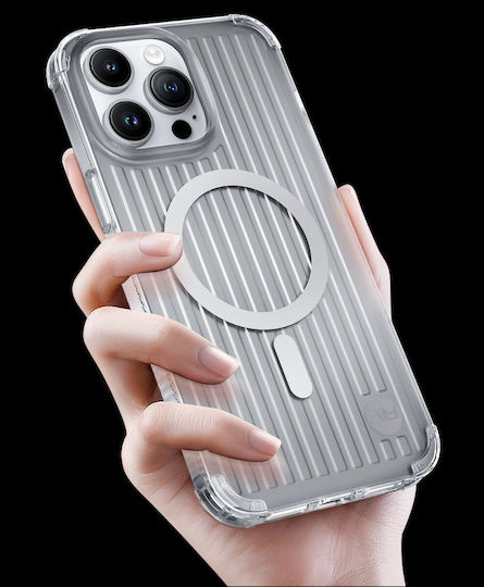 Kingxbar Go Out Back Cover Σιλικόνης 0.3mm Silver (iPhone 14)
