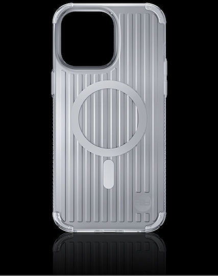 Kingxbar Go Out Back Cover Σιλικόνης Silver (iPhone 14 Pro)