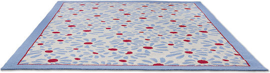 Laura Ashley Thorncliff Daisy Covor De exterior Rectangular Sky Blue