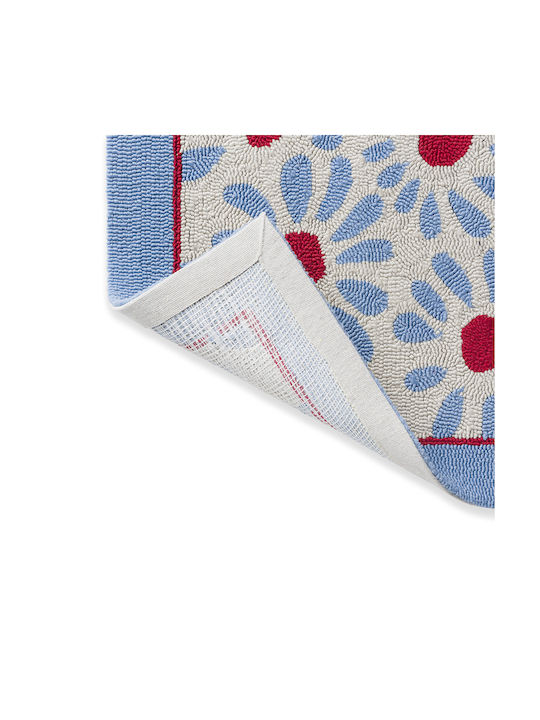 Laura Ashley Thorncliff Daisy Covor De exterior Rectangular Sky Blue