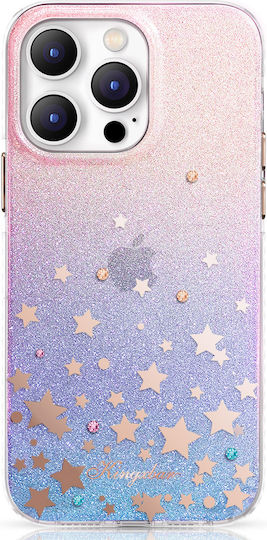Kingxbar Heart Star Задна корица Силикон 0.3мм Многоцветен (iPhone 14 Plus)