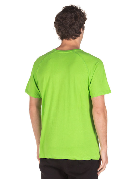 GSA Superlogo Circle Men's Athletic T-shirt Short Sleeve Green