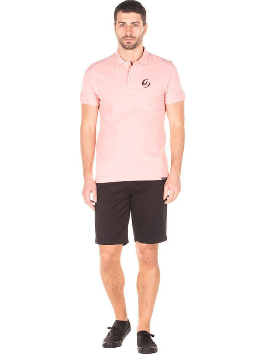 Polo Kurzarmbluse Rosa