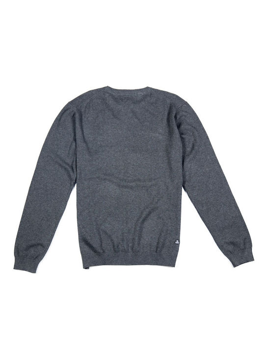 Basehit Herren Langarm-Pullover Dark Grey