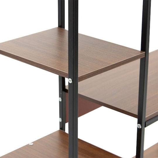 Библиотека Leena Dark Oak - Черно 80x30x142см.