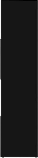 Bookcase Black 105x24x102cm