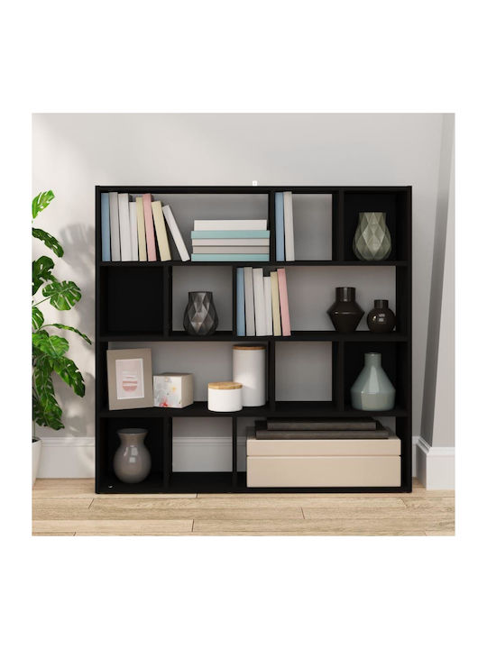 Bibliothek Schwarz 105x24x102cm
