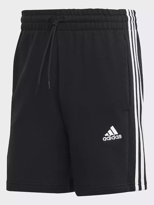 Essentials French Terry Αθλητική Ανδρική Βερμούδα Μαύρη