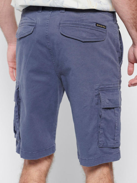 Funky Buddha Men's Cargo Shorts Indigo