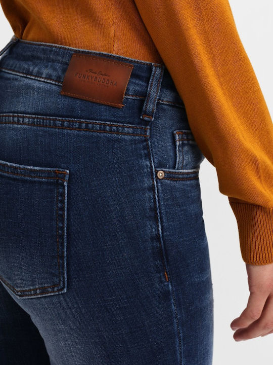 Women's Jean Trousers with Rips in Slim Fit