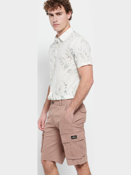 FBM007-00203 Men's Shorts Cargo Dusty Salmon