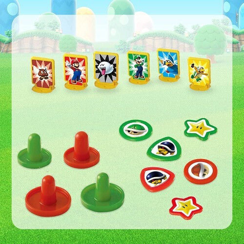 Epoch Toys Super Mario Plastic Air Hockey Tabletop L33.2xW53.3xH6cm