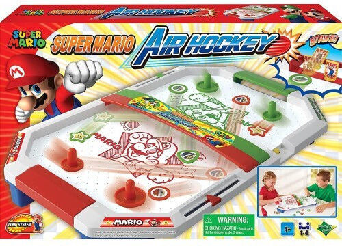 Epoch Toys Super Mario Plastic Air Hockey Tabletop L33.2xW53.3xH6cm