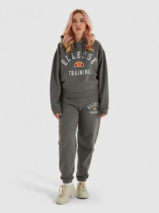Giovane Cropped Women's Sweatshirt Gray