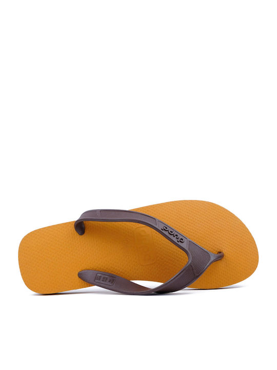 Urbano Basic Ανδρικά Flip Flops Καφέ