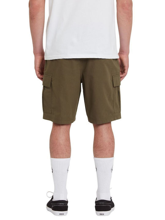 Volcom Men's Shorts Cargo Khaki