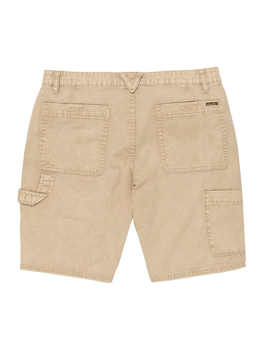 Kraftsman Denim Ανδρική Βερμούδα Τζιν Μπεζ