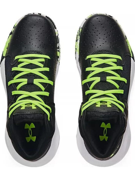 JET 21 Kinder Sportschuhe Basketball mit Schnürsenkeln Schwarz