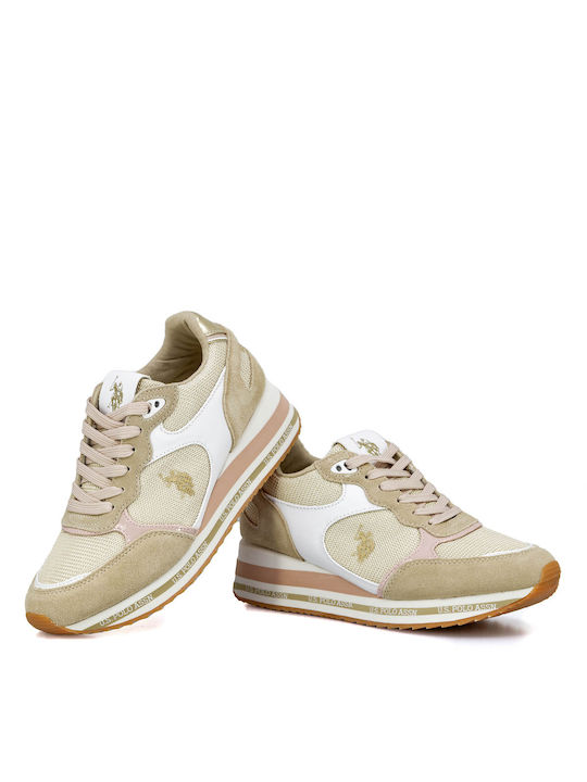 U.S. Polo Assn. SYLVI007B-LBE-WHI01 Sneakers Beige