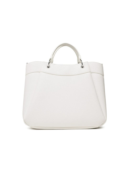 Armani Exchange Women's Shopper Shoulder Bag White