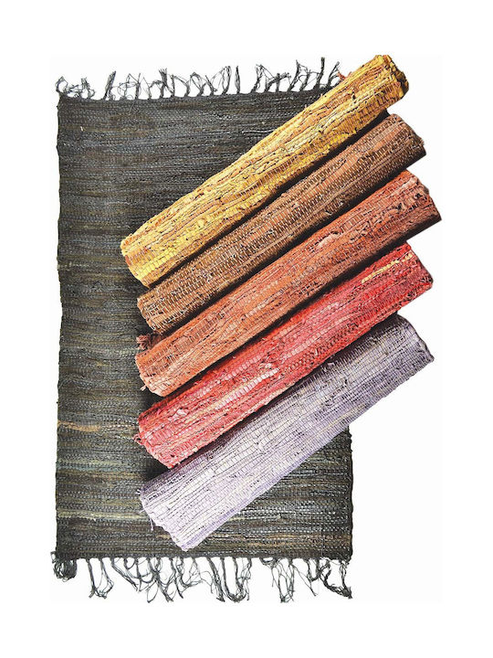 Sidirela Rug Fireplace Rectangular Leather Gray